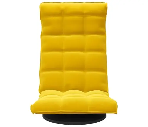 Grozāms Grīdas Krēsls, Dzeltens Samts Vidaxl