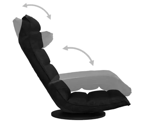 Pöörlev Põrandatool, Must, Kangas