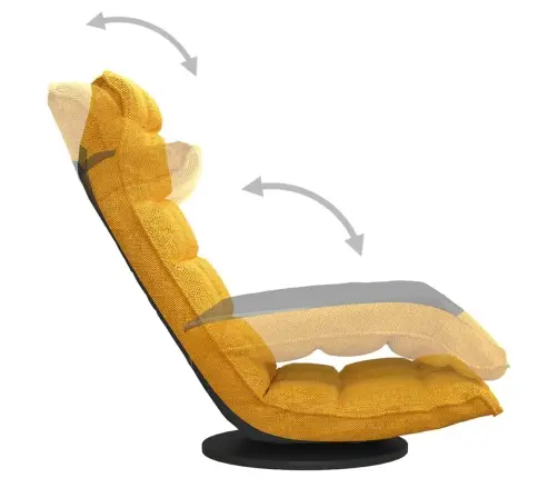 Pöörlev Põrandatool, Sinepikollane, Kangas