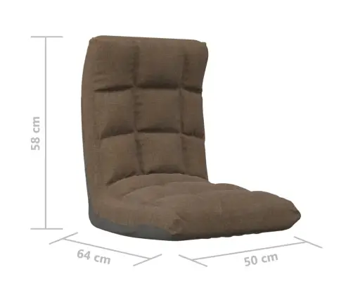 Kokkupandav Põrandatool, Pruun, Kangas