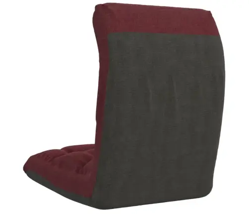Salokāms Grīdas Krēsls, Vīnsarkans Audums Vidaxl