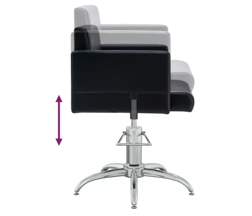 Salona Krēsls, Melna Mākslīgā Āda Vidaxl