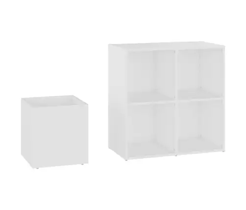 Apavu Skapis, Balts, 105X35,5X70 Cm, Inženierijas Koks Vidaxl