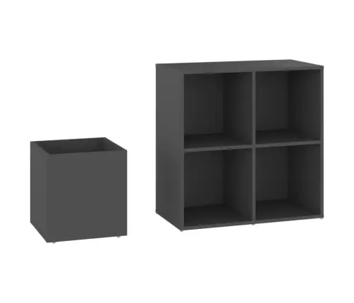 Koridoriaus Spintelė Batams, Pilka, 105X35,5X70cm Mediena