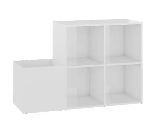 Koridoriaus Spintelė Batams, Balta, 105X35,5X70cm Mediena