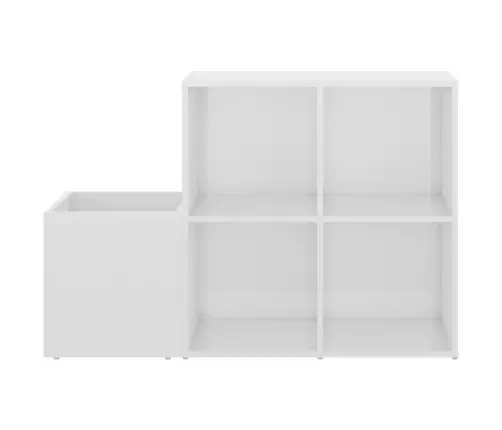 Koridoriaus Spintelė Batams, Balta, 105X35,5X70cm Mediena