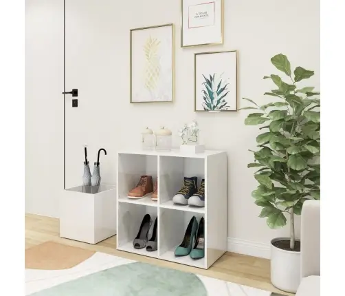 Koridoriaus Spintelė Batams, Balta, 105X35,5X70cm Mediena