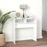 Konsoles Galds, Balts, 78X30X80 Cm, Inženierijas Koks Vidaxl Konsoles Galds, Balts, 78X30X80 Cm, Inženierijas Koks Vidaxl