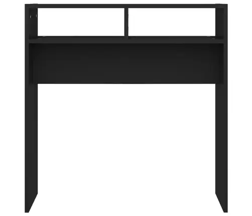 Konsoles Galds, Melns, 78X30X80 Cm, Inženierijas Koks Vidaxl