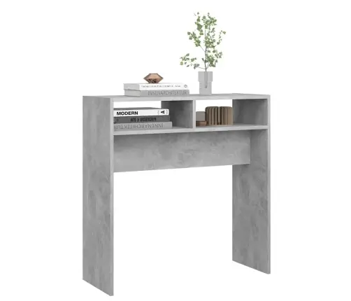 Konsoles Galds, Betona Pelēks, 78X30X80 Cm, Inženierijas Koks Vidaxl Konsoles Galds, Betona Pelēks, 78X30X80 Cm, Inženierijas Koks Vidaxl