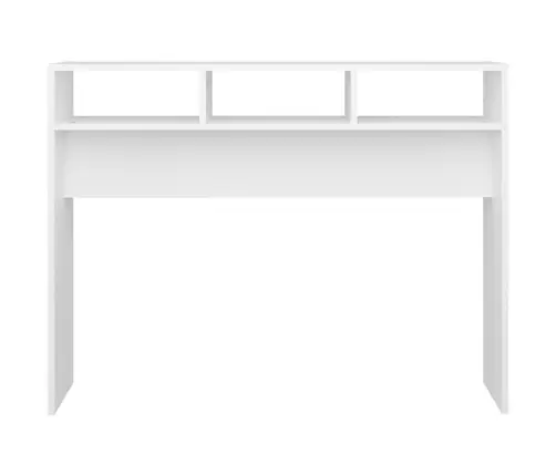 Konsoles Galds, Balts, 105X30X80 Cm, Inženierijas Koks Vidaxl Konsoles Galds, Balts, 105X30X80 Cm, Inženierijas Koks Vidaxl