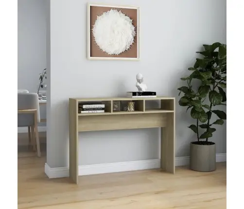 Konsoollaud, Sonoma Tamm 105 X 30 X 80 cm Tehispuit