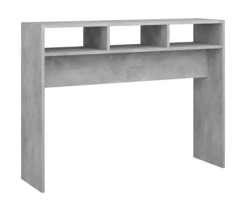 Konsoles Galds, Betona Pelēks, 105X30X80 Cm, Inženierijas Koks Vidaxl