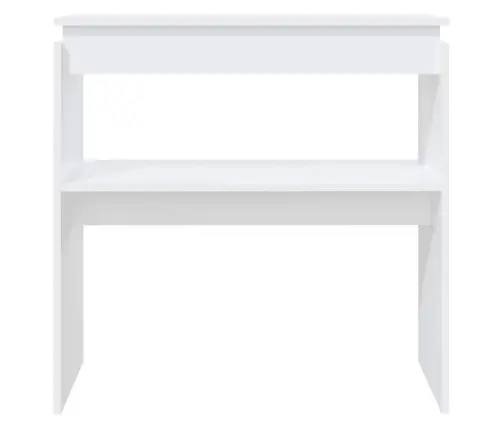 Konsolinis Staliukas, Baltas, 80X30X80cm Apdirbta Mediena