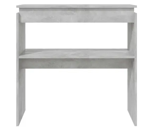 Konsoles Galdiņš, Betonpelēks, 80X30X80 Cm, Inženierijas Koks Vidaxl