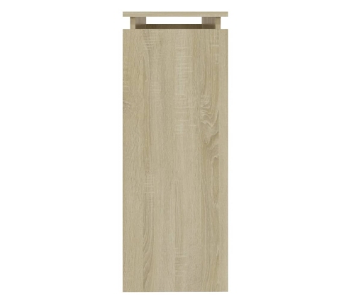 Konsoles Galdiņš, Ozolkoka Krāsā, 102X30X80Cm Inženierijas Koks Vidaxl