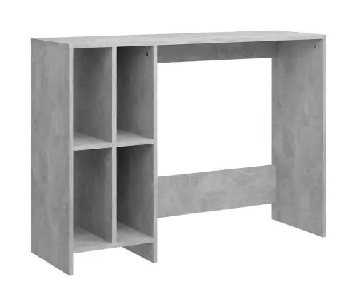 Rakstāmgalds, 102,5X35X75 Cm, Inženierijas Koks, Betona Pelēks Vidaxl