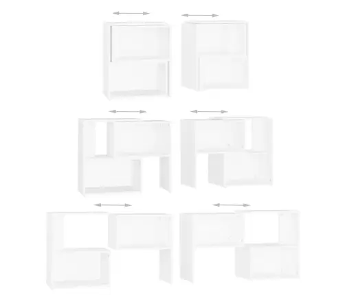 Tv Plaukts, 104X30X52 Cm, Balts, Inženierijas Koks Vidaxl