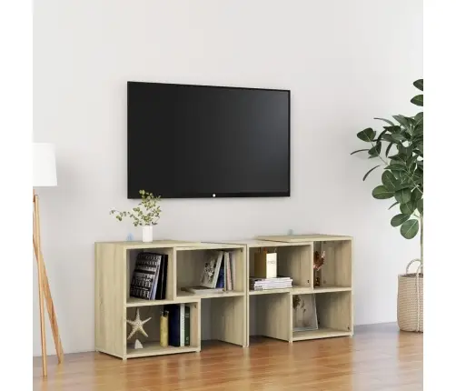 Tv Plaukts, Ozolkoka Krāsa, 104X30X52 Cm, Inženierijas Koks Vidaxl