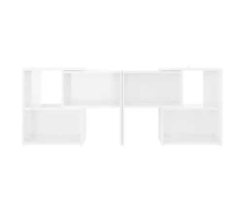 Televizoriaus Spintelė, Balta, 104X30X52cm Apdirbta Mediena Televizoriaus Spintelė, Balta, 104X30X52cm Apdirbta Mediena