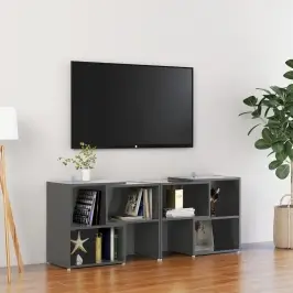 Telerikapp, Kõrgläikega Hall, 104 X 30 X 52 cm Tehispuit