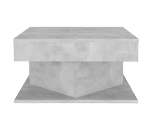 Kafijas Galdiņš, Betona Pelēks, 57X57X30 Cm, Inženierijas Koks Vidaxl