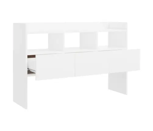 Kumode, Balta, 105X30X70 Cm, Inženierijas Koks Vidaxl