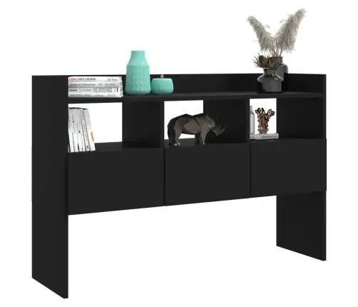 Kumode, Melna, 105X30X70 Cm, Inženierijas Koks Vidaxl