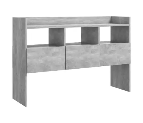 Kumode, Betona Pelēka, 105X30X70 Cm, Inženierijas Koks Vidaxl
