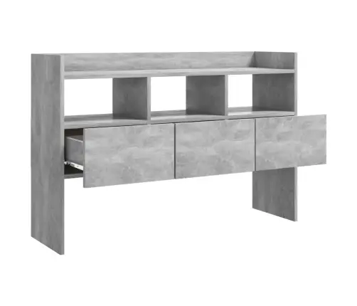 Kumode, Betona Pelēka, 105X30X70 Cm, Inženierijas Koks Vidaxl