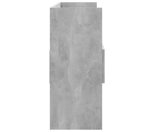 Kumode, Betona Pelēka, 105X30X70 Cm, Inženierijas Koks Vidaxl