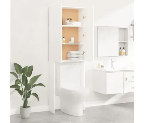 Pesumasinakapp, Valge, 64 X 25,5 X 190 Cm