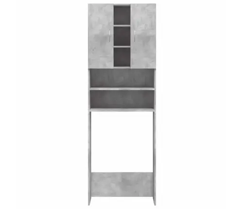 Veļasmašīnas Skapītis, 64X25,5X190 Cm, Betona Pelēks Vidaxl