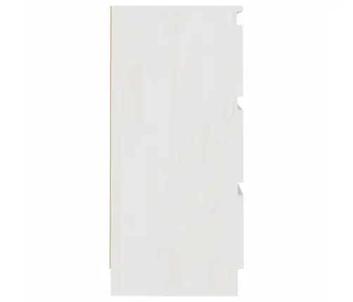 Naktsskapīši, 2 Gab., Balti, 40X29,5X64 Cm, Priedes Masīvkoks Vidaxl