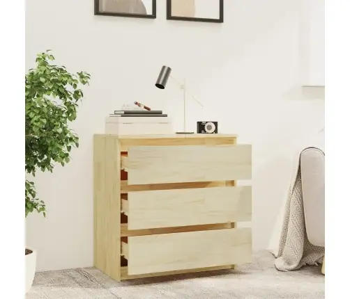 Naktinė Spintelė, 60X36X64cm Pušies Medienos Masyvas Naktinė Spintelė, 60X36X64cm Pušies Medienos Masyvas