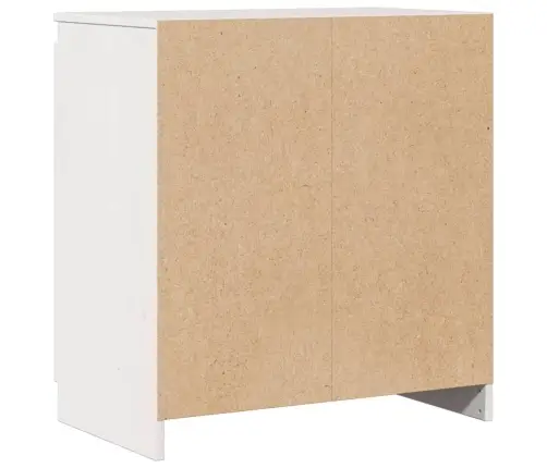 Skapītis, Balts, 60X36X65 Cm, Priedes Masīvkoks Vidaxl