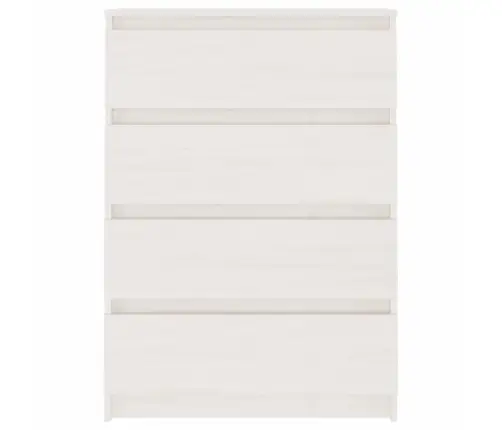 Kummut, Valge, 60 X 36 X 84 cm Männipuit