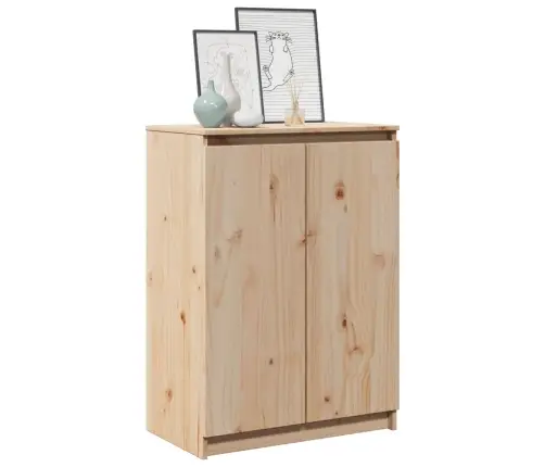 Kumode, 60X36X84 Cm, Priedes Masīvkoks Vidaxl