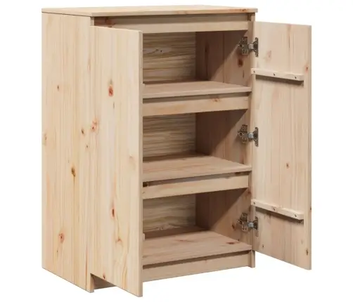 Kumode, 60X36X84 Cm, Priedes Masīvkoks Vidaxl