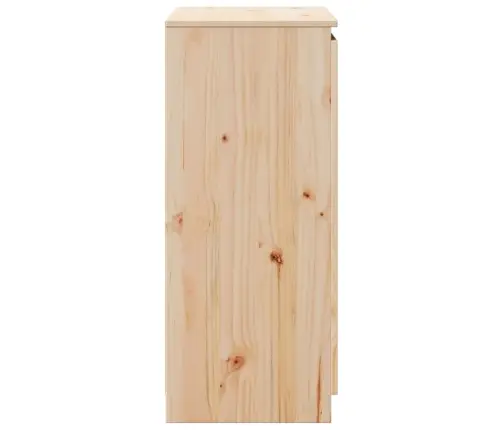 Kumode, 60X36X84 Cm, Priedes Masīvkoks Vidaxl