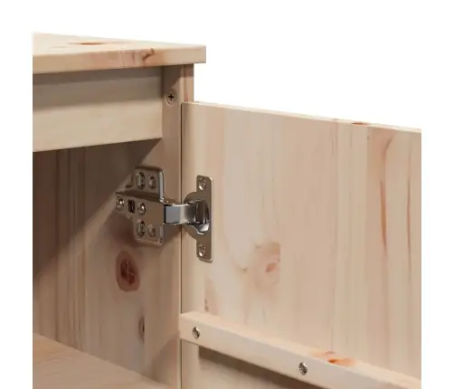 Kumode, 60X36X84 Cm, Priedes Masīvkoks Vidaxl