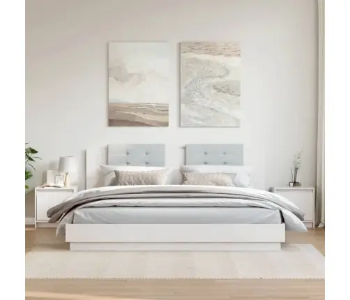 Öökapid 2 Tk, Valge, 40 X 30,5 X 40 cm Männipuit