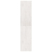 Grāmatu Plaukts, Balts, 40X30X135,5 Cm, Priedes Koks Vidaxl