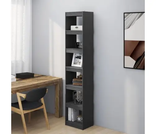 Raamaturiiul/Ruumijagaja, Hall, 40X30X199 cm Täismännipuit