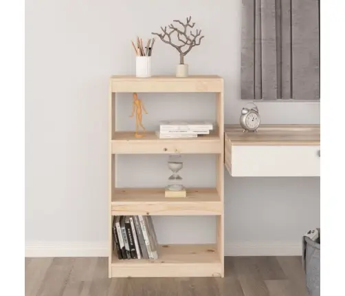 Grāmatu Plaukts, 60X30X103,5 Cm, Priedes Masīvkoks Vidaxl