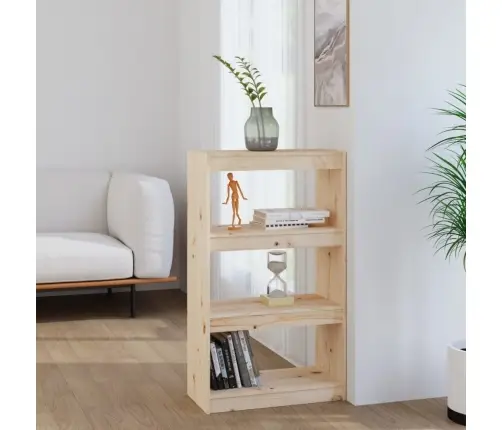 Grāmatu Plaukts, 60X30X103,5 Cm, Priedes Masīvkoks Vidaxl