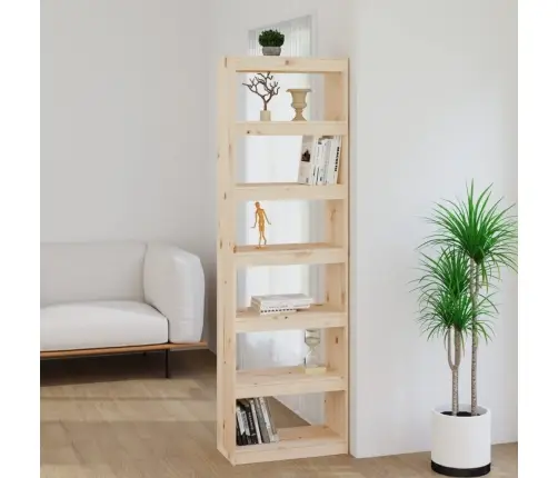 Grāmatu Plaukts, 60X30X199,5 Cm, Priedes Masīvkoks Vidaxl