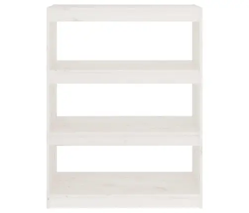 Spintelė Knygoms/Kambario Pertvara, Balta, 80X30X103,5cm Pušis