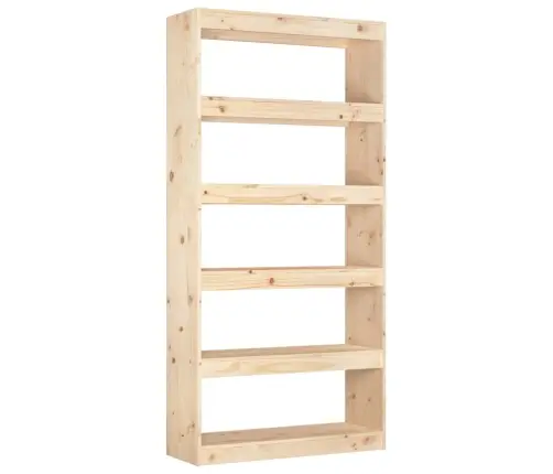 Grāmatu Plaukts, 80X30X167,4 Cm, Priedes Masīvkoks Vidaxl