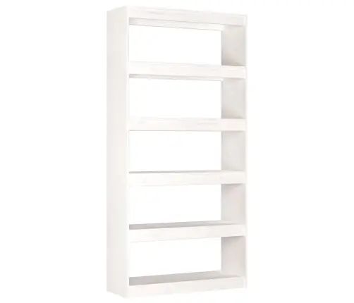 Spintelė Knygoms/Kambario Pertvara, Balta, 80X30X167,4cm Pušis Spintelė Knygoms/Kambario Pertvara, Balta, 80X30X167,4cm Pušis